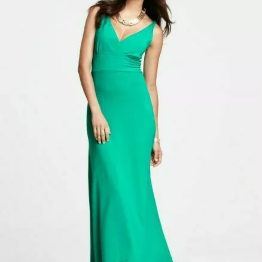 NWOT - Ann Taylor Asymmetrical Hem Maxi Dress